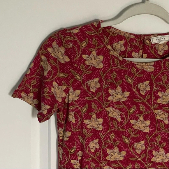 Fat Face London red floral Dress 29828 - Picture 3 of 14